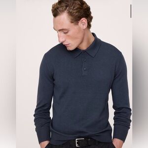 NWT Cotton Blend Sweater Polo